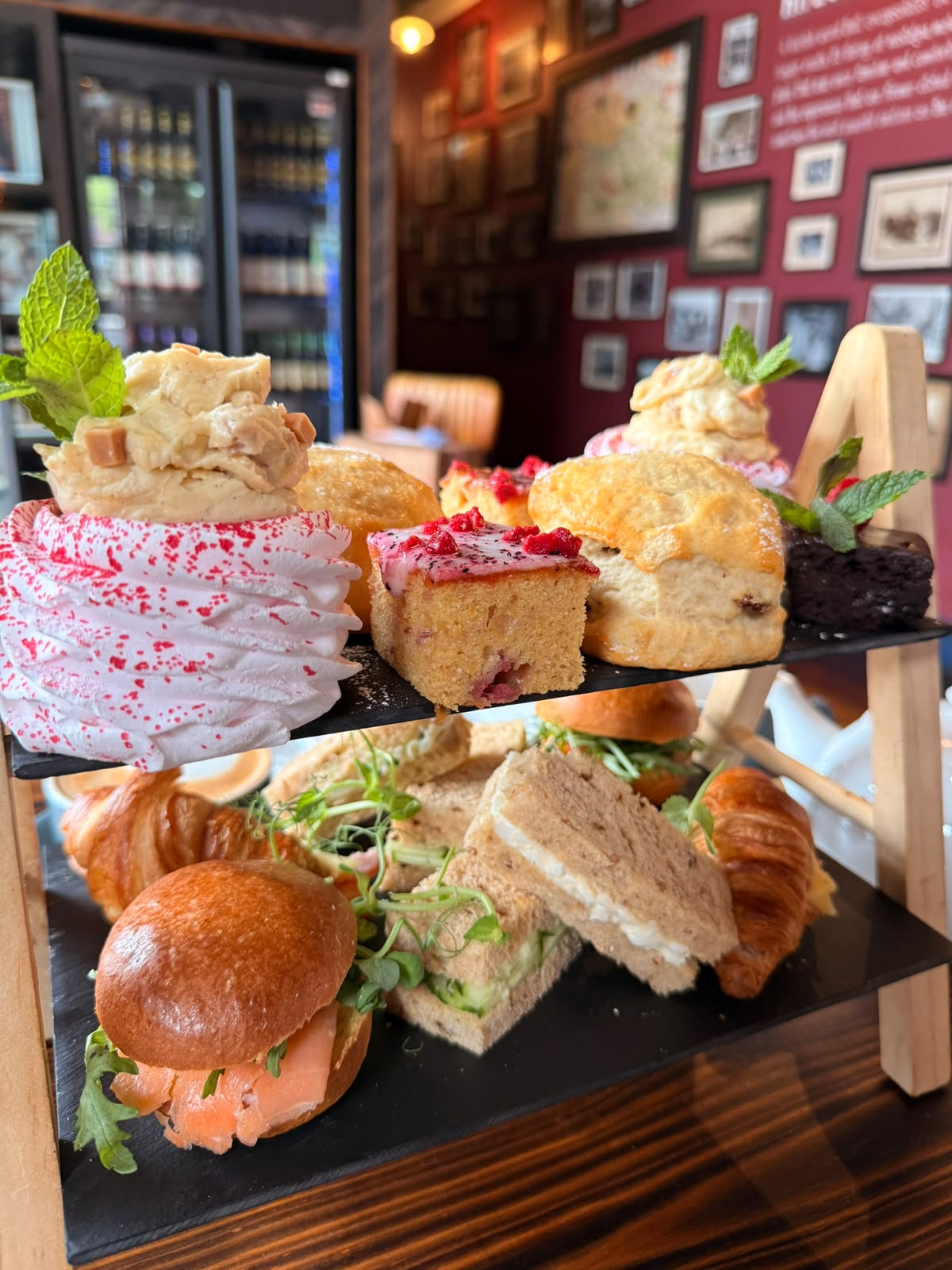 Afternoon tea for two at the welsh house