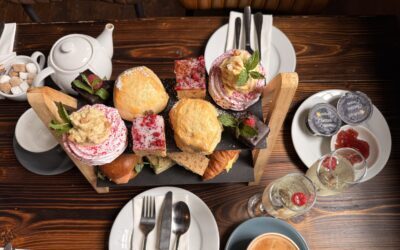 Afternoon tea at the Welsh house