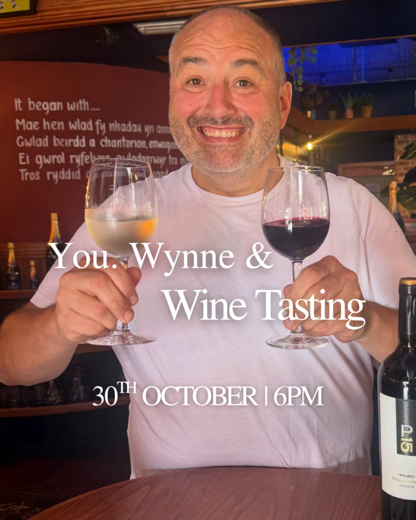 Wine tasting with Wynn Evans at the Welsh House